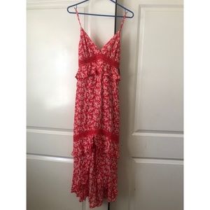 Express high low tiered dress